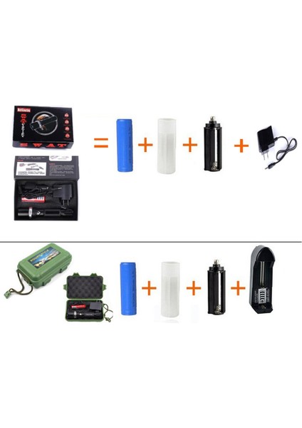 Teleskopik El Feneri Taşınabilir Güçlü Pratik Taktik LED El Feneri (Yurt Dışından) fiyatları