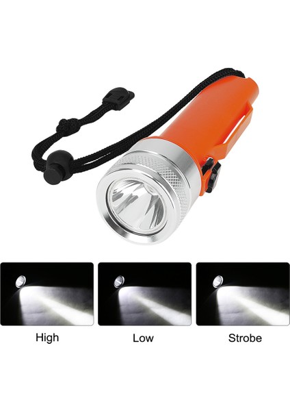 Yeni LED T6 Üç Modlu Gün Işığında Dalış Suya Dayanıklı Dış Mekan El Feneri Işığı (Yurt Dışından)