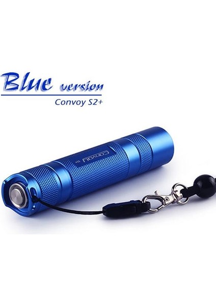 Purism Convoy S2+ Mavi Xm-L2 7135X8 3/5 Modları Edc LED El Feneri (Yurt Dışından)
