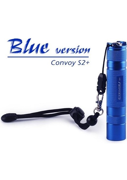Purism Convoy S2+ Mavi Xm-L2 7135X8 3/5 Modları Edc LED El Feneri (Yurt Dışından) modelleri