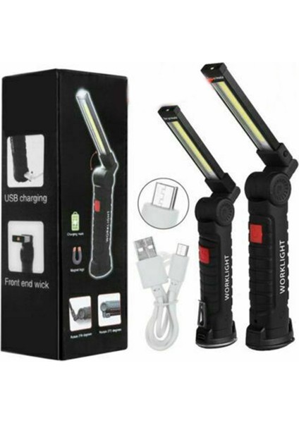 Bs USB Şarj El Tipi LED Katlanır Çalışma Işığı Çok Fonksiyonlu El Feneri (Yurt Dışından) fırsatları