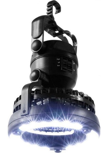 Te Çok Fonksiyonlu Günlük Açık Kamp Yürüyüş Işık Fener LED Çadır Işık Fanı (Yurt Dışından)