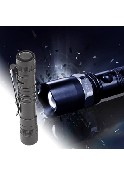 7th Aaa Pil Ledli Mini Kalem Klipsli Tip Taşınabilir El Feneri Kısa Tip (Yurt Dışından) fiyatları