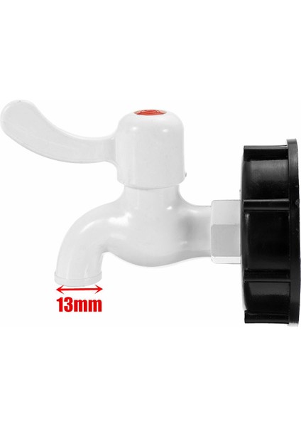 2'' S60X6 Dişli Pe Ibc Tank Musluk Adaptörü Su Vanası Bağlantısı Monteli Konnektör -