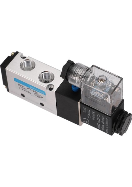 Pnömatik Elektrikli Solenoid Valf 5 Yollu 2 Konumlu Kontrol Hava Gazı Manyetik Valf 220V Akışkan Voltajı 8mm Hortum Bağlantısı fırsatları