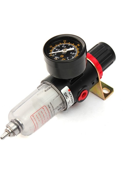 Faydalı Araçlar 1/4 '' Hava Filtresi Basınç Regülatörü Göstergesi Su Kompresörü Nem Tuzağı Seti (Yurt Dışından) fırsatları