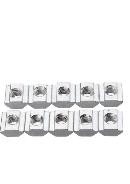Aracı 10 Adet M5 Sürgülü T Somun 2020 Serisi T Yuvası Alüminyum Profil Cnc Gravür Yazıcı