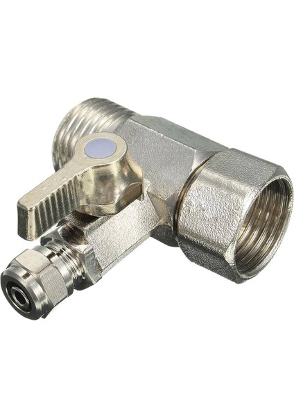 2 Adet 1/2 Inç 1/4 Inç Ro Besleme Suyu Adaptörü Küresel Vana Musluk Dokunun Besleme Ters Ozmoz Mavi ve Gümüş modelleri