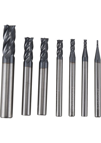 Adet 4 Flüt Parmak Freze Seti 50 Derece ve 1 Adet 14MM Konum Gösterge Sayacı 4 Haneli Konum Göstergesi Dijital Konum modelleri