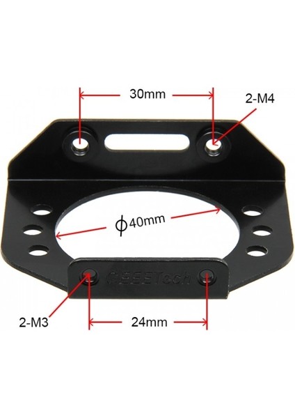 Yeni Metal Mk8 Komple Set (Ekstrüder + Braket)