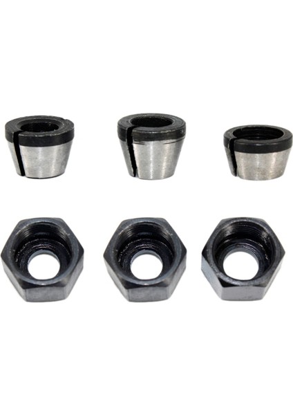 3 Adet Yönlendirici Pens Seti Chuck Kafaları Adaptörü Matkaplar Için Gravür Kırpma Oyma Makinesi Elektrikli Yönlendirici Freze Kesici(Yurt Dışından)