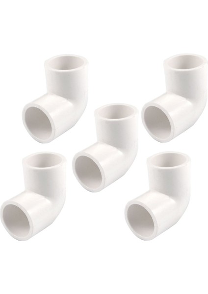 20MM Pvc Tee 3 Yollu Su Borusu Tüp Adaptör Konnektörleri Beyaz 5 Adet & Dia 90 Açı Derece Dirsek Konnektörü 5 Adet indirimleri