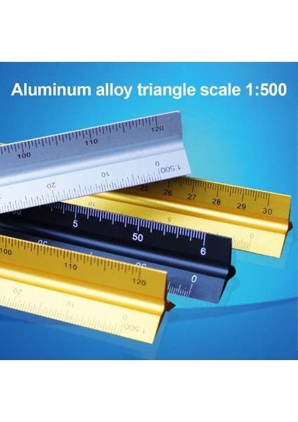1:500 30CM Alüminyum Alaşımlı Üçgen Mimar Doğru Çizim Büyük Ölçekli Cetvel fırsatları