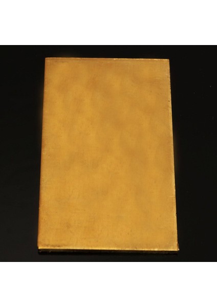 Altın Pirinç Metal Ince Sac Levha Kaynağı 60 x 100 x 3mm Metal Işleme El Sanatları