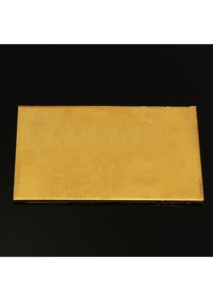 Altın Pirinç Metal Ince Sac Levha Kaynağı 60 x 100 x 3mm Metal Işleme El Sanatları