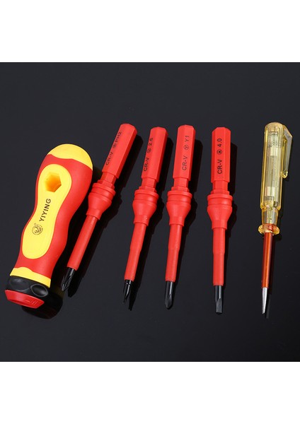 Aracı 10 Adet/takım Çok Amaçlı Electrican's Yalıtımlı Elektrikli El Tornavida Alet Takımı fırsatları