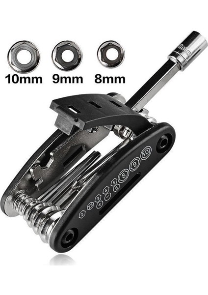 Rockbros 16-In-1 Bisiklet Bisiklet Alet Seti Dağ Bisikleti Çoklu Onarım Alet Takımı Altıgen Anahtarlı Anahtar Dağ Döngüsü Tornavida Aleti GJ1601 fırsatları