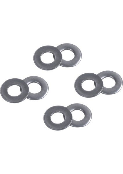 100 Adet M3 3 mm Metrik 304 Paslanmaz Çelik Düz Pul ve 30X Paslanmaz Çelik Düğme Başlı Vida M3 / 3mm