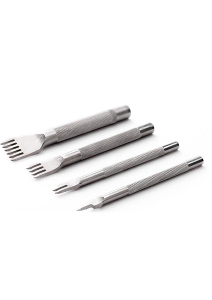 4mm 1/2/4/6 Prong Diy Elmas Dikiş Keski Seti Deri El Sanatları Kitleri, Deri Delik Delme Aracı, Daha Keskin ve Dayanıklı modelleri