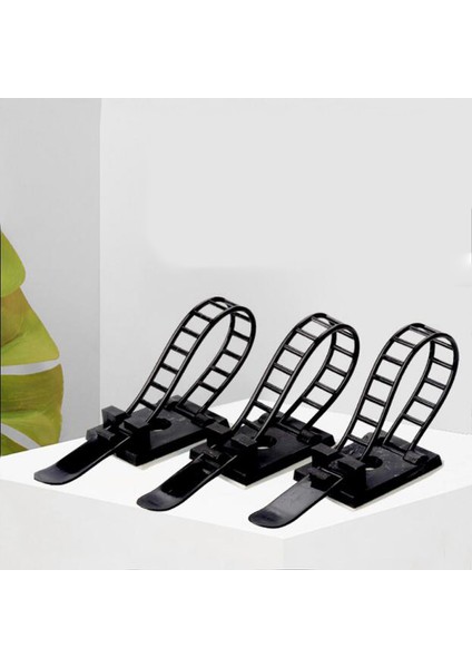 Srıwen 2020 40 Adet Kablo Klipsi Kelepçe Tel Bağı Kablo Montajı Ayarlanabilir Kablo Bağı Fix Tutucu Klipler Siyah fırsatları