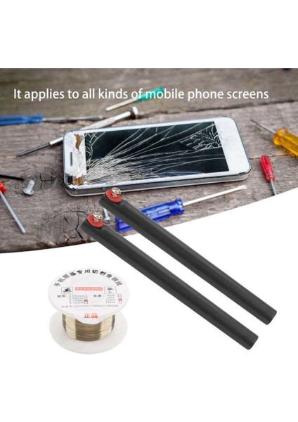 Molibden Tel 100M 0.06MM / 0.1mm LCD Cam Ekran Ayırıcı Saplı Ayırma Hattı Kesme