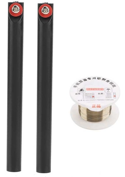 Molibden Tel 100M 0.06MM / 0.1mm LCD Cam Ekran Ayırıcı Saplı Ayırma Hattı Kesme