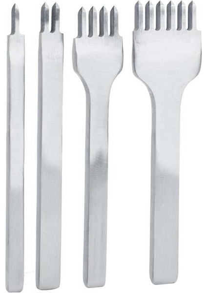 4 Adet Dıy Leathercraft Araçları 3mm Aralık Deri Delik Delme Dikiş Aracı 1+2+4+6 Çatalı(Yurt Dışından) fiyatları