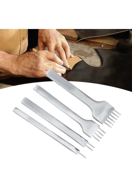 4 Adet Dıy Leathercraft Araçları 3mm Aralık Deri Delik Delme Dikiş Aracı 1+2+4+6 Çatalı(Yurt Dışından) modelleri
