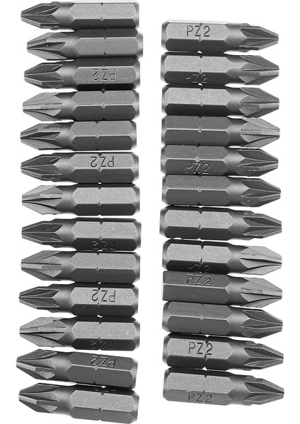 Faydalı Araçlar 25 Adet Gümüş 25MM Pz2 Pozı 2 Çapraz Uçlar Tornavida S2 Alaşımlı Çelik Matkap Ucu El Aleti Ağaç Işleme Aracı Biyel Elektrikli El Aletleri(Yurt Dışından) indirimleri
