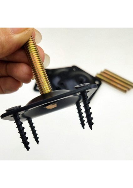 Adet Set Mobilya Bacak Montaj Plakaları Kanepe Bacak Bağlantı Plakaları M8 Askı Cıvataları Vidalar Adaptörler Metal Plakalar Kanepe Kanepe Sandalye Için Braket Takımı indirimleri
