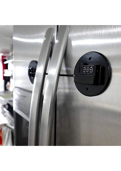 Buzdolabı Güçlü Yapıştırıcı Dolap Dosya Çekmece Pencere Çocuk Güvenliği Için 3 Haneli P Kelime Kilidi fırsatları