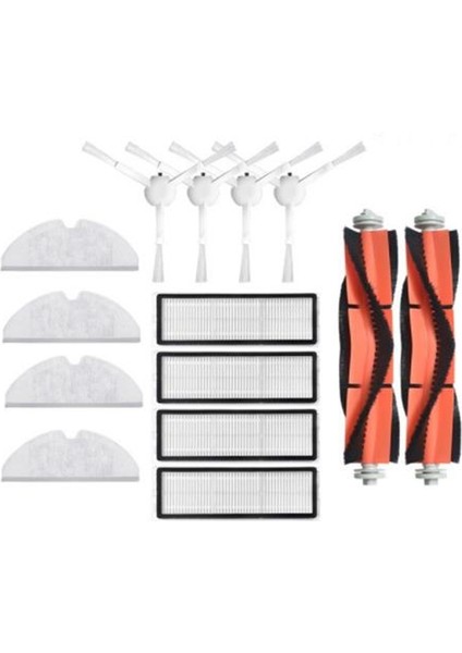 Ana Fırça Yan Fırça Xiaomi Mijia 1c Için Filtre STYTJ01ZHM Süpürme Robotu Aksesuar Kiti