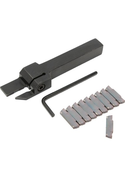 Aracı 10 Adet MGMN300 Uçlar + MGEHR1212-3 Torna Kesme Kanal Açma Ayrılık Takım Tutucu (Yurt Dışından)