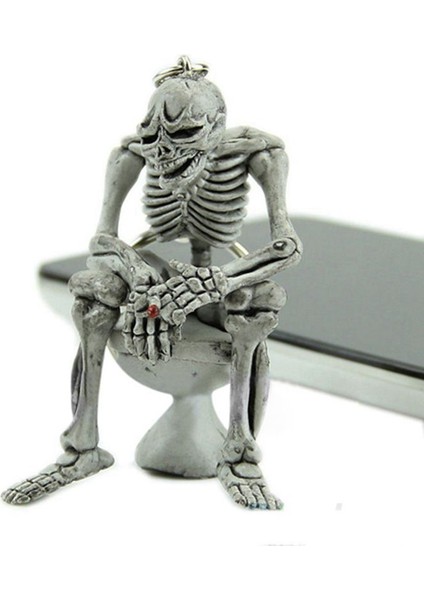 Skull Tet Kauçuk Anahtarlık Anahtarlık Anahtarlık Yüzük Erkek Hediye(Yurt Dışından) modelleri