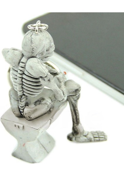 Skull Tet Kauçuk Anahtarlık Anahtarlık Anahtarlık Yüzük Erkek Hediye(Yurt Dışından) fırsatları