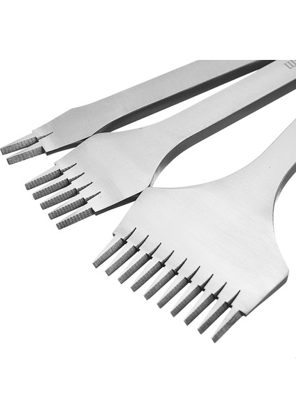 Pratik 3x Avrupa Tarzı Deri El Sanatları Iğneleme Ütüleri Dikiş Bağlama Zımbası Keski Aracı [3.85MM] fırsatları