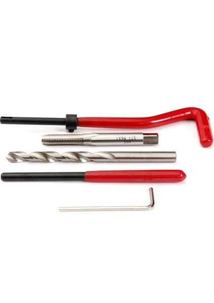 Faydalı Araçlar Drillpro 25 Adet Iplik Geri Yükleme Aracı Seti Helicoil Onarım Geri Tepme Ekleme Kiti M6 x 1.0 x 8.0mm modelleri