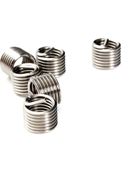 Faydalı Araçlar Drillpro 25 Adet Iplik Geri Yükleme Aracı Seti Helicoil Onarım Geri Tepme Ekleme Kiti M6 x 1.0 x 8.0mm fırsatları