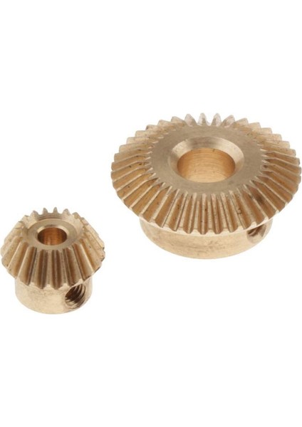 Takım/4 Adet 0,5 Modül Pirinç Konik Dişli 20/40 Diş 3/6 mm Çap Iç Delik fiyatları