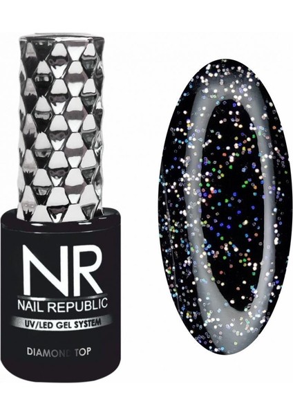 Nr Nail Republic Nail Republic Diamond Top Simli 10ML 06