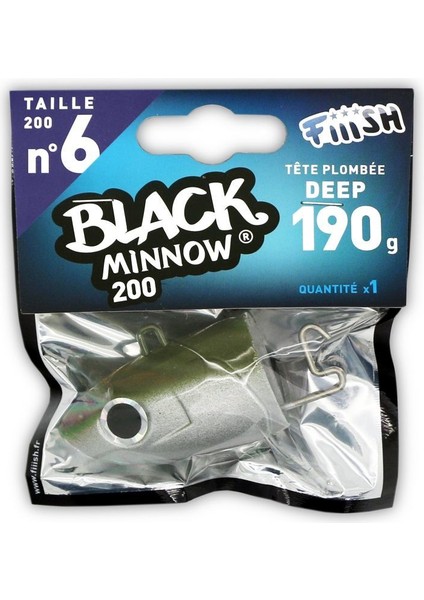 Black Minnow BM200/6 BM211 Deep 190GR Kaki Jig Head fiyatları