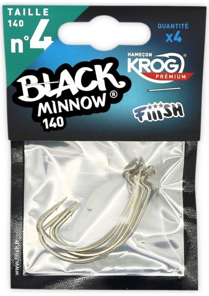 Black Minnow BM140/4 BM156 Offset Silikon Iğnesi