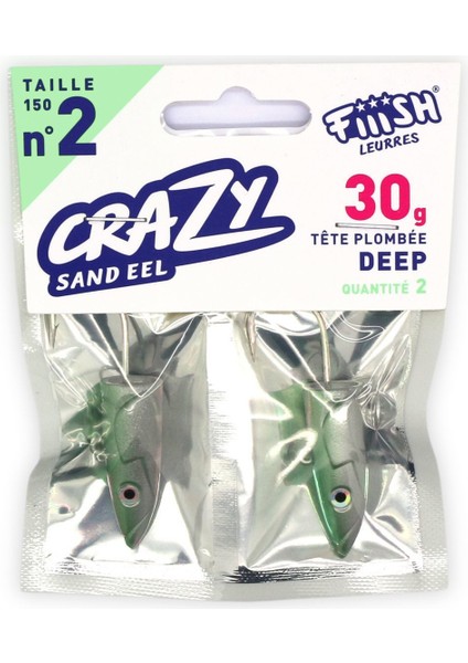 Crazy Sandeel CSE150/2 CSE222 30GR Deep Jig Head