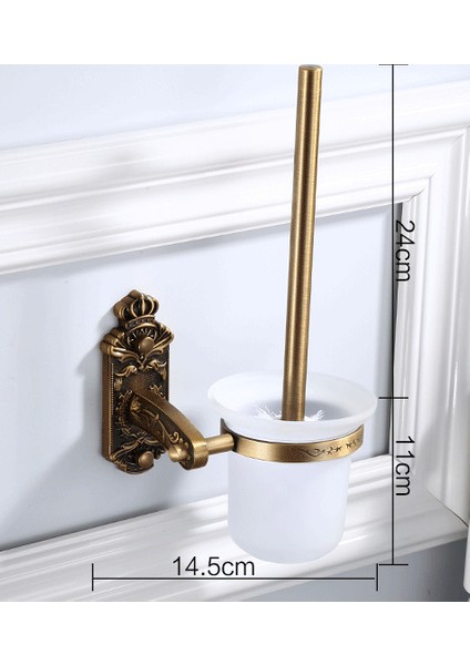Banyo Aksesuarları Set Duvara Dağı Antik Tasarım Kağıt Rulo Tutucu Tuvalet Kağıdı Tutucu Doku Kutusu Banyo Aksesuarları | Banyo Donanım Setleri (Yurt Dışından)