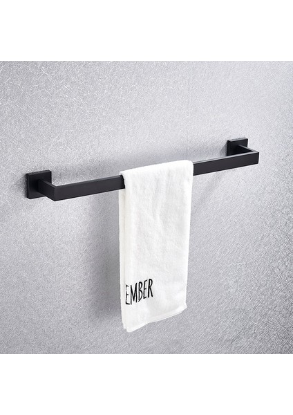 Banyo Donanım Setleri Siyah Havlu Bar Robe Kanca Kulesi Raf Kulesi Raf Doku Kağıt Tutucu Giysileri Kanca Banyo Aksesuarları | Banyo Donanım Setleri (Yurt Dışından)