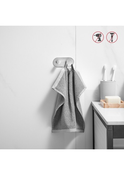 Banyo Aksesuarları Set Duvara Monte Havlu Demiryolu Bar Raf Rulo Tuvalet Kağıdı Tutucu Doku Robe Kanca Duş Depolama Kendinden Yapışkanlı | Banyo Donanım Setleri (Yurt Dışından)
