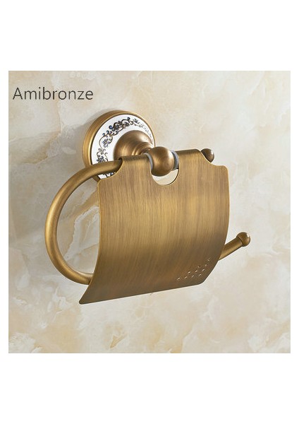 Antik Fırçalı Bakır Porselen Baz Banyo Donanım Havlu Raf Sabunluk Kağıt Tutucu Bez Kanca Banyo Aksesuar 803A | Banyo Donanım | Donanım Banyopansiyonelin Banyo Aksesuarları (Yurt Dışından)
