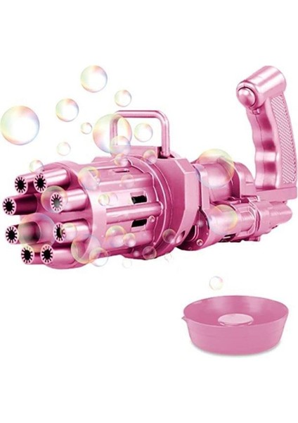 Pilli Köpük Tabancası Bubble Machine – Pembe