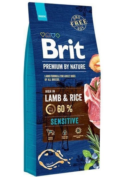 Premium By Nature Sensitive Kuzu Etli Pirinçli Yetişkin Köpe