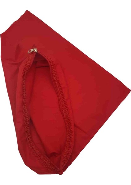 Angel Çanta Akssesuar Kırımızı Renk 45X45 Cm, Dikilmiş Halde, Fermuarlı Astar